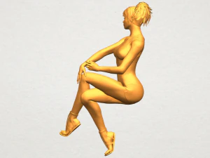 naked girl h03 3D Print Model
