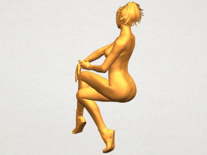 naked girl h03 3D-printmodel
