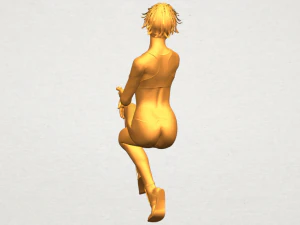 naked girl h03 3D Print Model