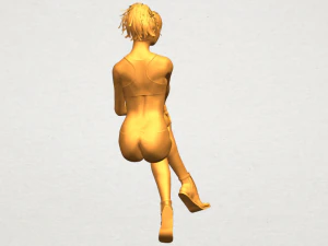 naked girl h03 3D Print Model
