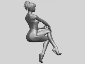 naked girl h03 3D Print Model