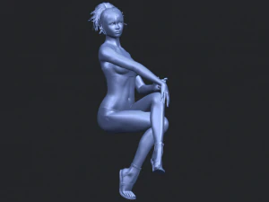 naked girl h03 3D Print Model