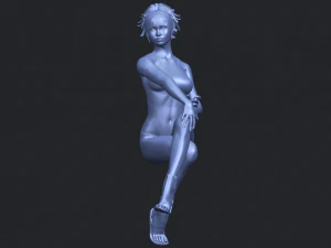 naked girl h03 3D Print Model