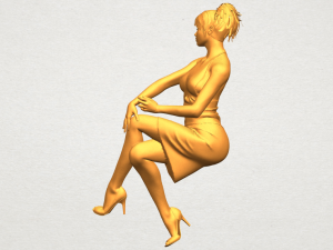 naked girl h04 Modèles 3D en vedette