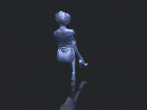 naked girl h04 Modèles 3D en vedette