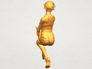 naked girl h05 3D-Druckmodell