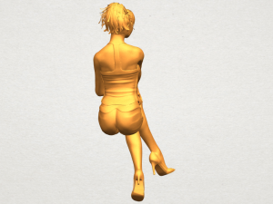 naked girl h05 3D-Druckmodell