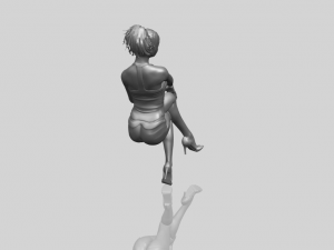 naked girl h05 3D-Druckmodell
