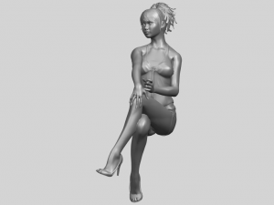 naked girl h05 3D-Druckmodell