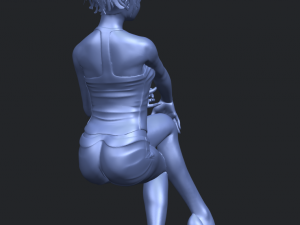 naked girl h05 3D-Druckmodell