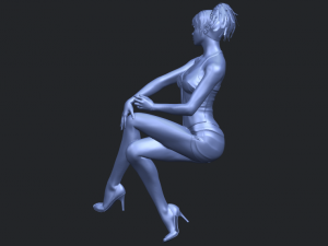 naked girl h05 3D-Druckmodell