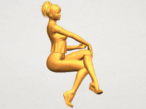 naked girl h06 3D Print Model