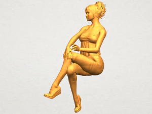 naked girl h06 3D Print Model