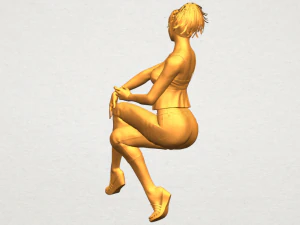 naked girl h06 3D Print Model