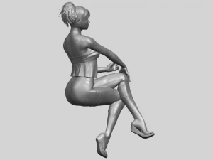 naked girl h06 3D Print Model