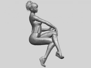 naked girl h06 3D Print Model