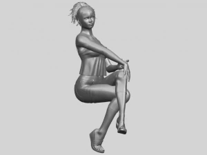 naked girl h06 3D Print Model