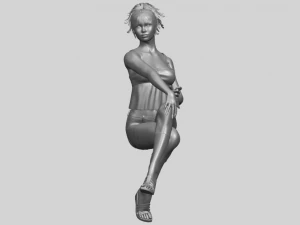 naked girl h06 3D Print Model