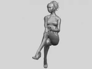 naked girl h06 3D Print Model