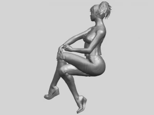 naked girl h06 3D Print Model