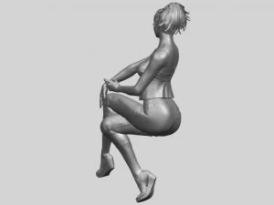 naked girl h06 3D Print Model