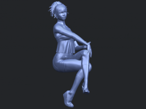 naked girl h06 3D Принт Модель