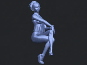 naked girl h06 3D Print Model