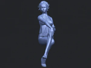 naked girl h06 3D Print Model