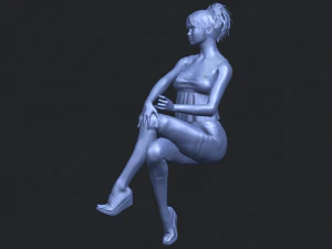 naked girl h06 3D Print Model