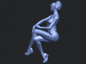 naked girl h06 3D Print Model