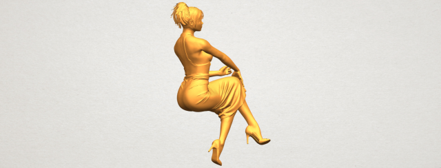 naked girl h07 Modello di stampa 3D .c4d .max .obj .3ds .fbx .stl .blend 