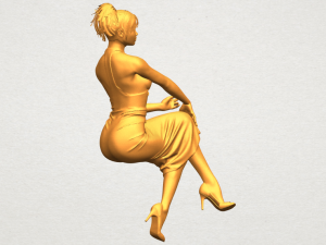naked girl h07 3D-Druckmodell