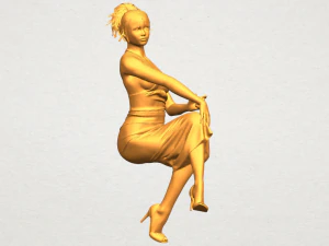 naked girl h07 3D Print Model