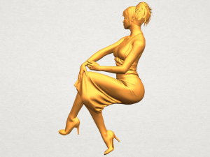 naked girl h07 Modello di stampa 3D