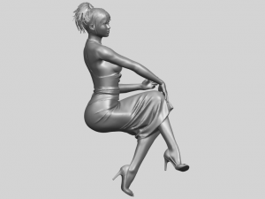 naked girl h07 Modello di stampa 3D