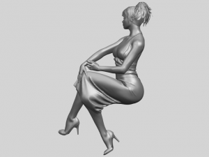 naked girl h07 Modello di stampa 3D