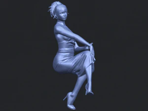 naked girl h07 3D Print Model