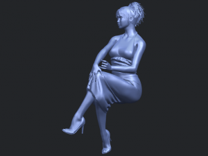naked girl h07 Modello di stampa 3D