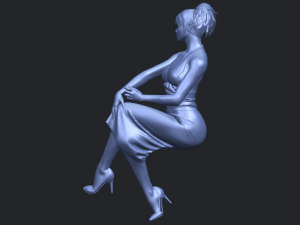 naked girl h07 Modello di stampa 3D