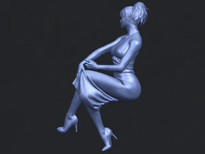naked girl h07 3D Print Model