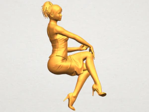 naked girl h08 3D Print Model