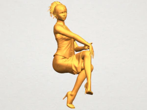 naked girl h08 3D Print Model