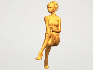 naked girl h08 3D Print Model
