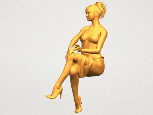 naked girl h08 3D Print Model