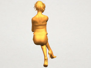 naked girl h08 3D Print Model