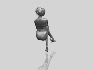 naked girl h08 3D Print Model