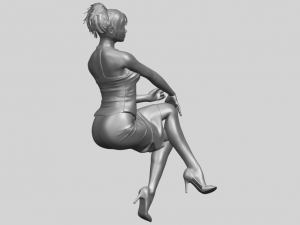 naked girl h08 3D Принт Модель