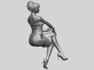 naked girl h08 3D Print Model