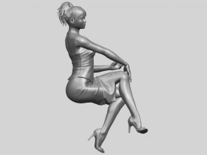 naked girl h08 3D Print Model