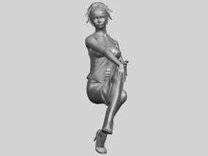 naked girl h08 3D Print Model